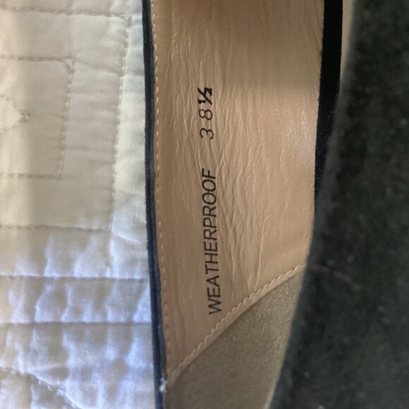 Ron White Flats Weatherproof Black & Gray Pointed-Toe Loafers 38.5 - Picture 5 of 11